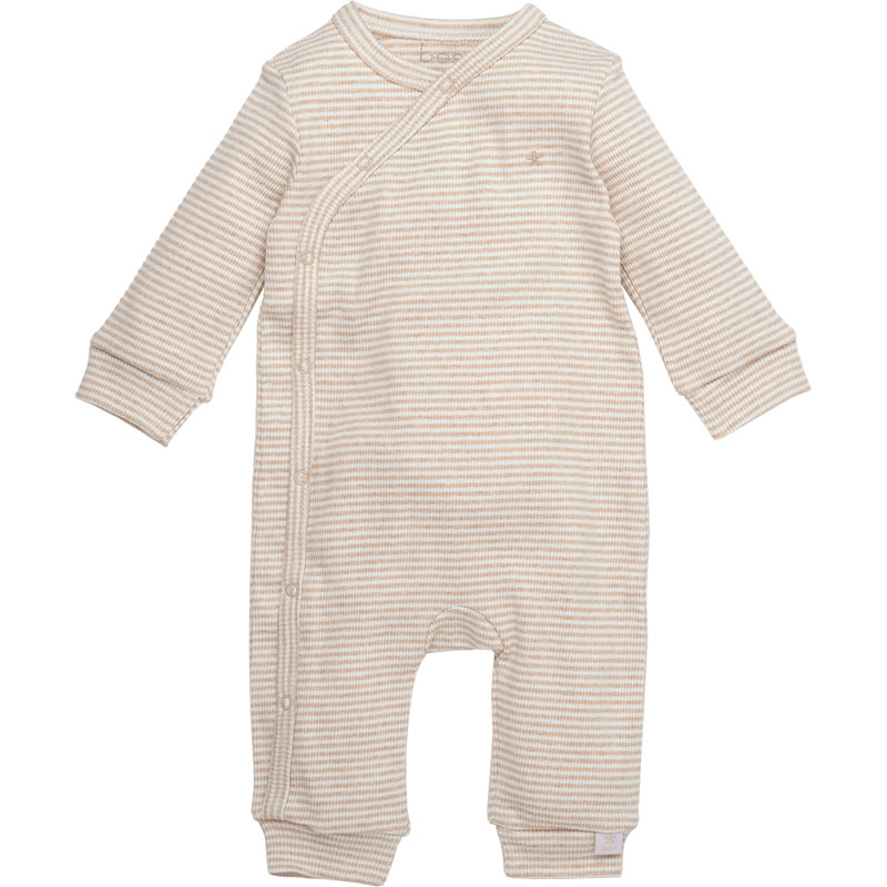 BESS Newborn boxpakje off-white met sand gestreept - Afbeelding 2