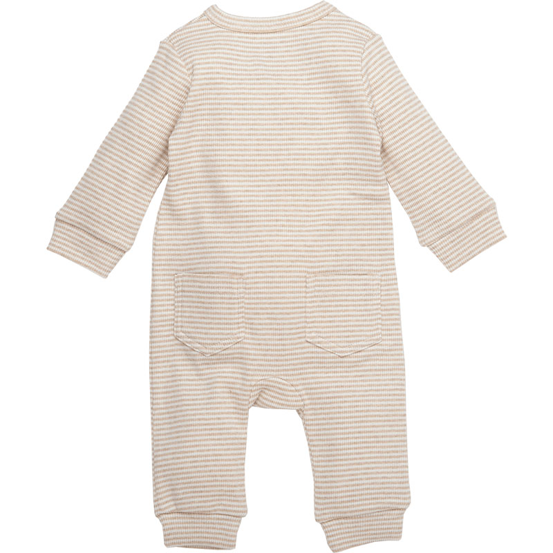 BESS Newborn boxpakje off-white met sand gestreept - Afbeelding 3